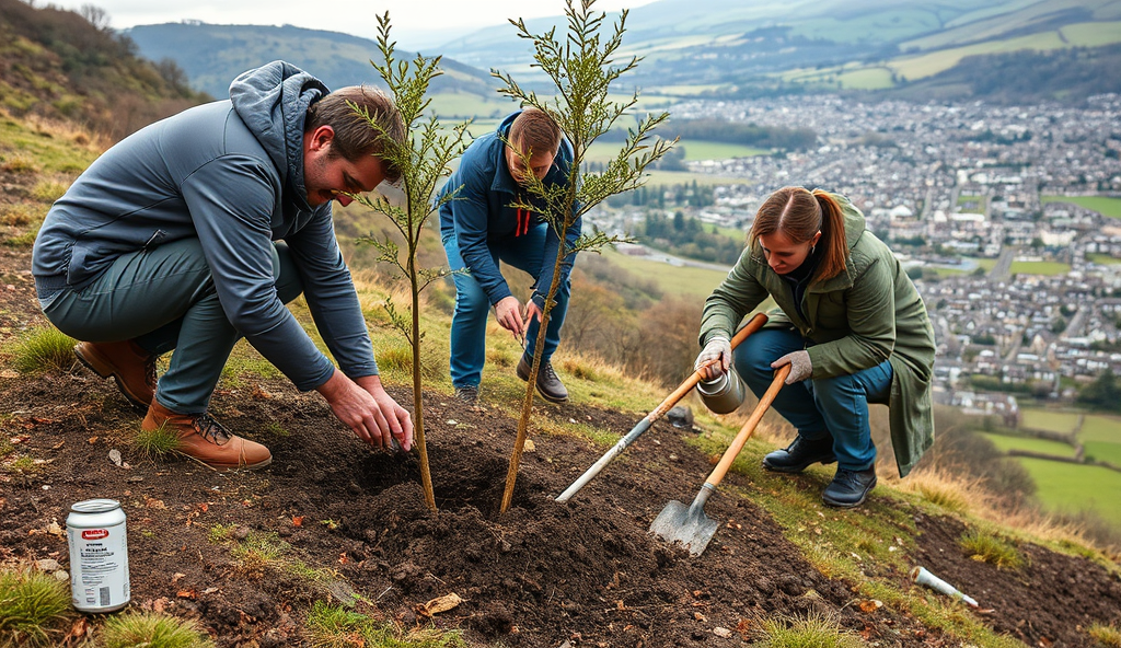Featured Image for Top tips on tree planting for Merthyr Tydfil