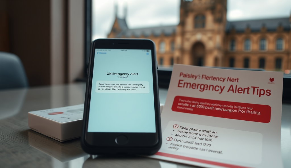 Featured Image for Top tips on emergency alert tests for Paisley