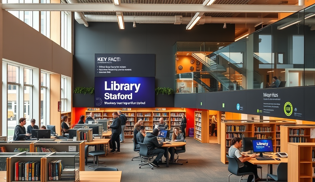 Featured Image for library hubs: key facts for Stafford