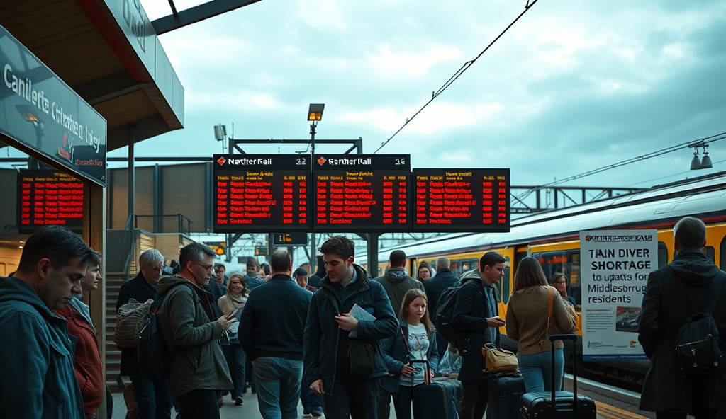 Featured Image for train driver shortage update for Middlesbrough households
