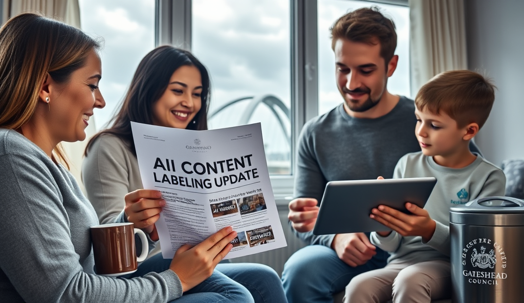 Featured Image for ai content labelling update for Gateshead households
