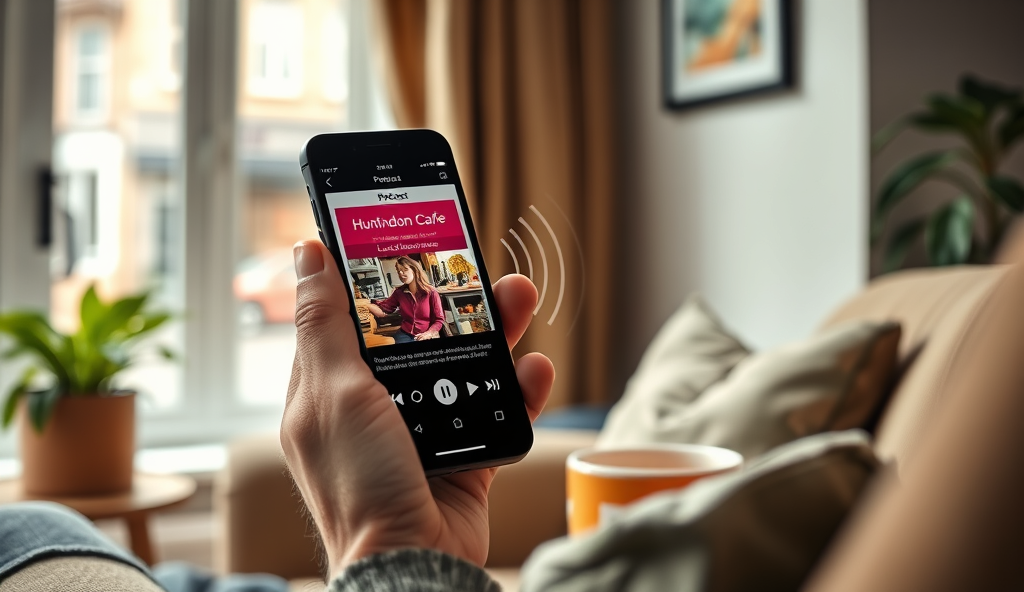 Featured Image for podcast advertising update for Huntingdon households
