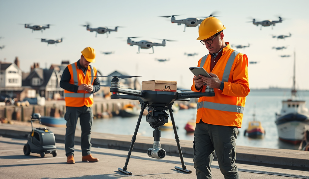 Featured Image for delivery drones opportunities for Lowestoft workers