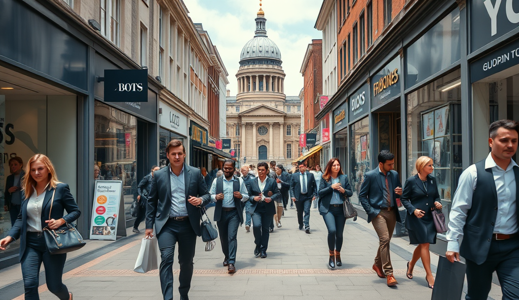 Featured Image for retail footfall opportunities for Nottingham workers