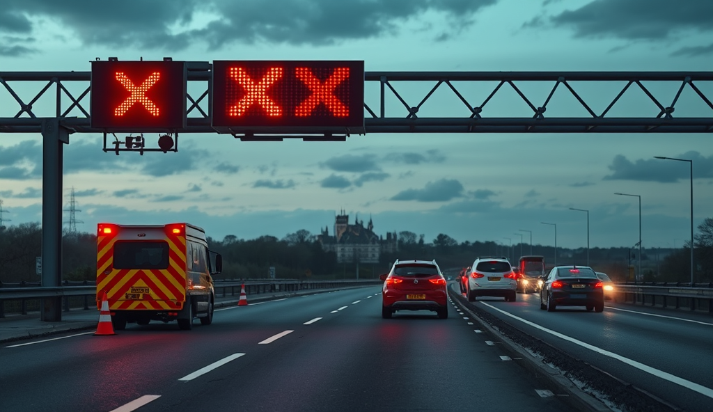 Introduction to Smart Motorway Rules on the M20 near Maidstone
