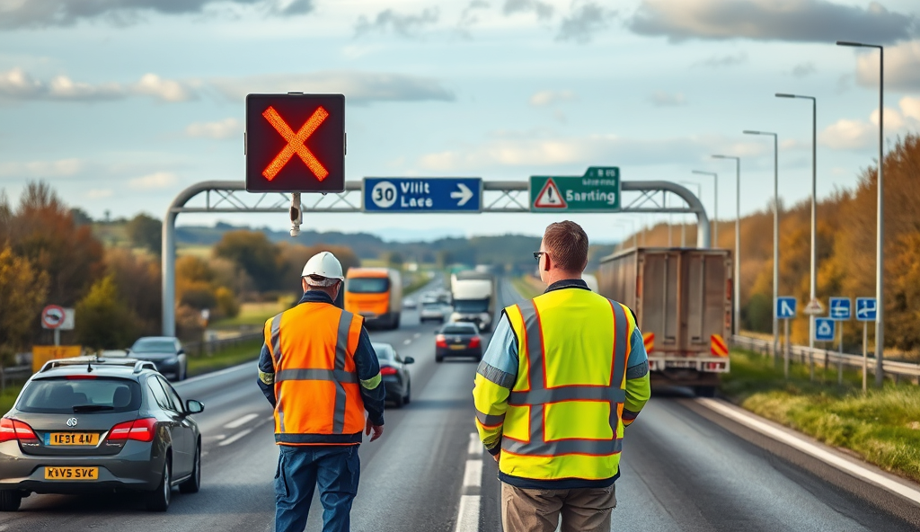 Introduction to Smart Motorways on the M4 near Chippenham