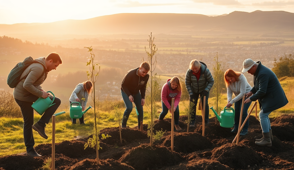 Introduction to Tree Planting in Merthyr Tydfil
