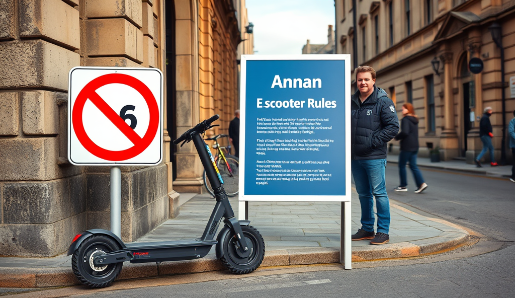 Introduction to e-scooter regulations in Annan Scotland