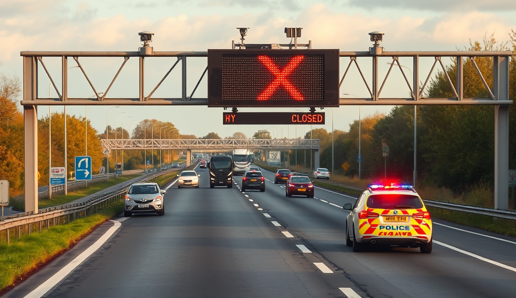 Introduction to Smart Motorway Rules on M4 Near Devizes